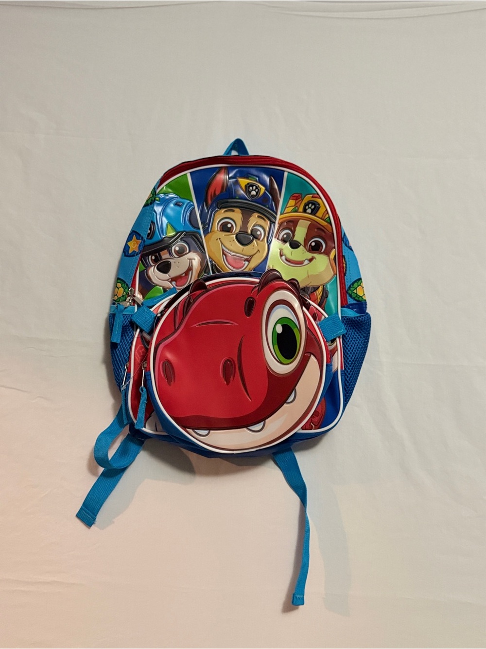 Paw Patrol Blue & Red Dino Front Kids Backpack